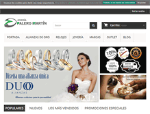 Tablet Screenshot of joyeriapalero.com